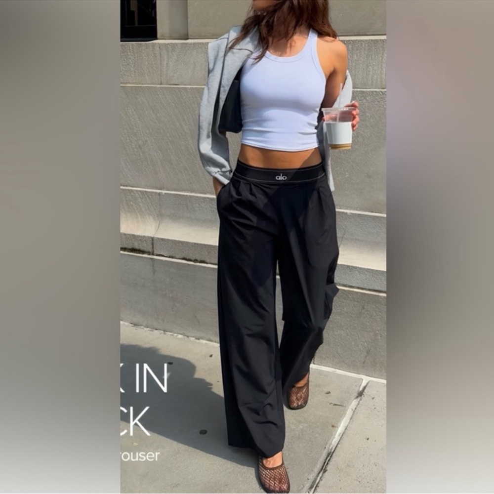 FINAL PRICE⬇️EUC🖤ALO YOGA🖤TROUSER PANTS